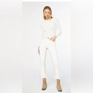 Frame Le Crop Mini Boot Jean-Raw Hem   Size 25 Retail $228